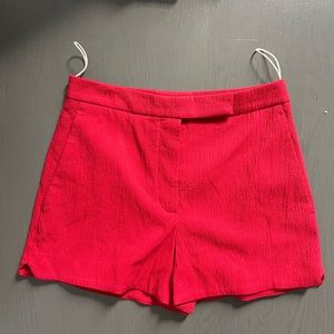 Carven Red Shorts